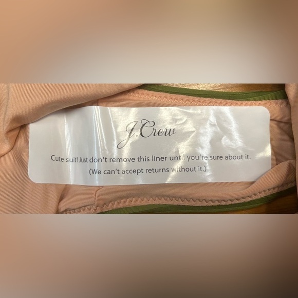 NWT J. Crew Wide-Rib High-Rise Bikini Bottom in Green with 3-Ring Belt, Small - Picture 8 of 14